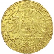 10 Ducats - Rudolf II Kuttenberg, Bohemia, 1603 reverse image