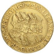 10 Ducats - Matthias II Three emperors obverse image
