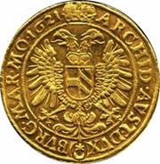 10 Ducats - Ferdinand II Prague, Bohemia, 1621-1637 reverse image