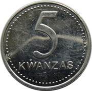 5 Kwanzas reverse image