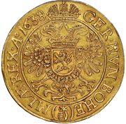 10 Ducats - Ferdinand III Prague, Bohemia, 1638-1640 reverse image