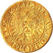 10 Ducats - Ferdinand III Prague, Bohemia, 1641-1655 reverse image