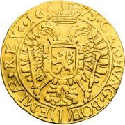 10 Ducats - Leopold I Prague, Bohemia, 1664-1675 reverse image
