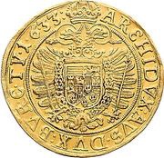 11 Ducats - Ferdinand II Olomouc, Bohemia, 1633 reverse image