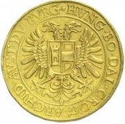15 Ducats - Matthias II Prague, Bohemia, 1612-1619 reverse image