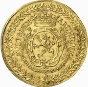 40 Ducats - Ferdinand III Coronation, Bohemia, 1629 reverse image