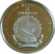 5 Kwanzas Independence obverse image