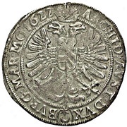 ½ Thaler - 75 Kipper Kreuzer - Ferdinand II Prague reverse image