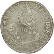 1 Thaler - 120 Kipper Kreuzer - Ferdinand II Prague obverse image