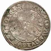 1 Thaler - 150 Kipper Kreuzer - Ferdinand II Brünn, Bohemia, 1622-1623 reverse image