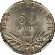 50 Avos Pattern obverse image