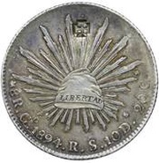 1 Pataca "Christo Cross" countermark obverse image