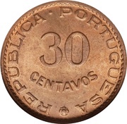 30 Centavos reverse image