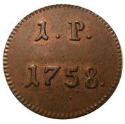 1 Pfennig Prague reverse image