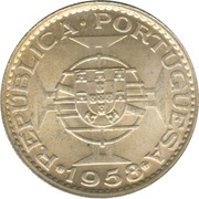 6 Escudos, Timor-Leste, 1958 reverse image