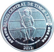100 Centavos Boaventura de Manufahi; Silver obverse image