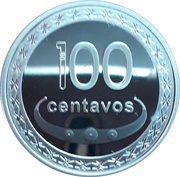 100 Centavos Boaventura de Manufahi; Silver reverse image