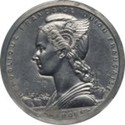 1 Franc Piefort Essai obverse image