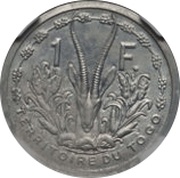 1 Franc Piefort Essai reverse image