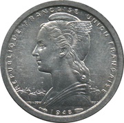 1 Franc obverse image