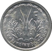 1 Franc reverse image