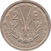 2 Francs Union française Essai reverse image