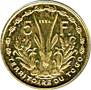 5 Francs reverse image