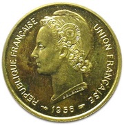 25 Francs Union française Essai obverse image