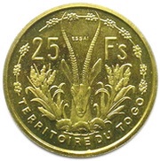 25 Francs Union française Essai reverse image