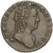 1 Kreutzer - Maria Theresia Prague obverse image