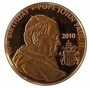 100 Francs CFA Pope Jean-Paul II reverse image