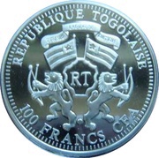100 Francs CFA Elephant obverse image