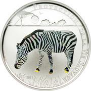 100 Francs CFA Zebra reverse image