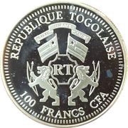 100 Francs John-Paul II obverse image