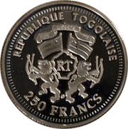 250 Francs CFA Angela Merkel obverse image