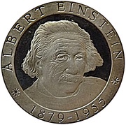 500 Francs CFA Albert Einstein, Togo, 2000 reverse image