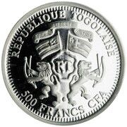 500 Francs CFA Zenobia obverse image