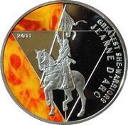 500 Francs CFA Joan of Arc, Togo, 2011 reverse image