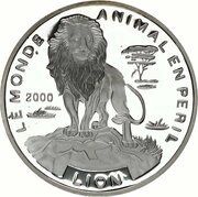 1000 Francs CFA Lion, Togo, 2000 reverse image