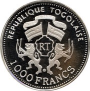 1000 Francs CFA Pamir obverse image