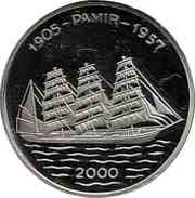 1000 Francs CFA Pamir, Togo, 2000 reverse image