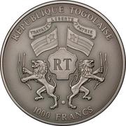 1000 Francs CFA Princess Kyniska obverse image