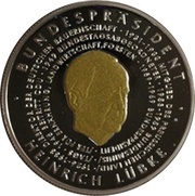 1000 Francs CFA Heinrich Lübke, Togo, 2004 reverse image