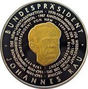 1000 Francs CFA Johannes Rau, Togo, 2004 reverse image