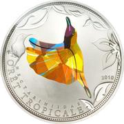 1000 Francs CFA Yellow Sunbird reverse image