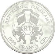1000 Francs CFA Queen Anne's Revenge obverse image