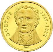 1500 Francs CFA Goethe reverse image