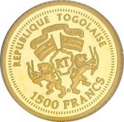 1500 Francs Nefertiti obverse image