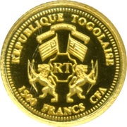 1500 Francs CFA Frederick the Wise obverse image