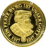 1500 Francs CFA Frederick the Wise, Togo, 2011 reverse image
